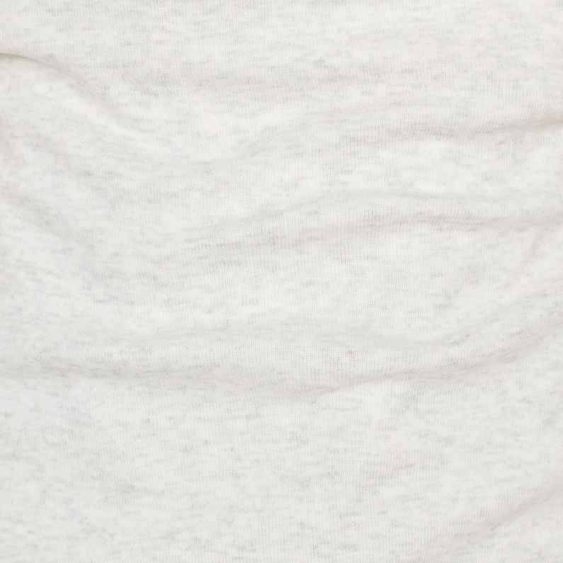 G-Star RAW® Daplin T-Shirt Blanc fabric shot