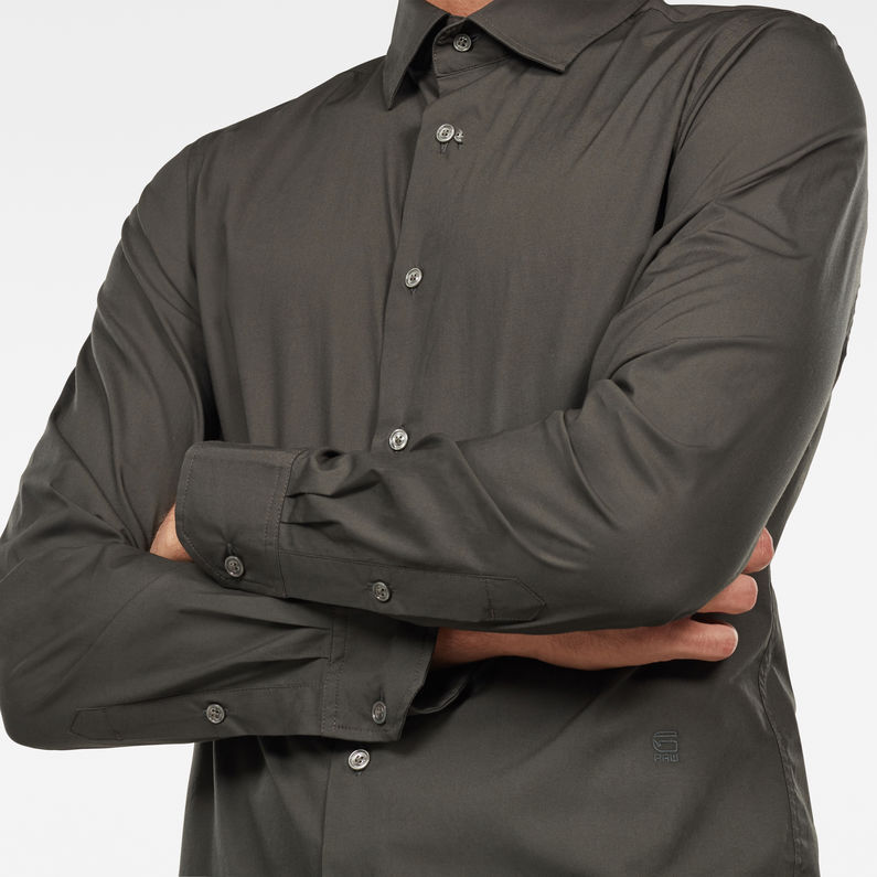 Core Super Slim Shirt | Asfalt | G-Star 