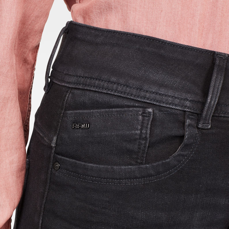G-STAR® Lynn Slim Skirt Black detail shot