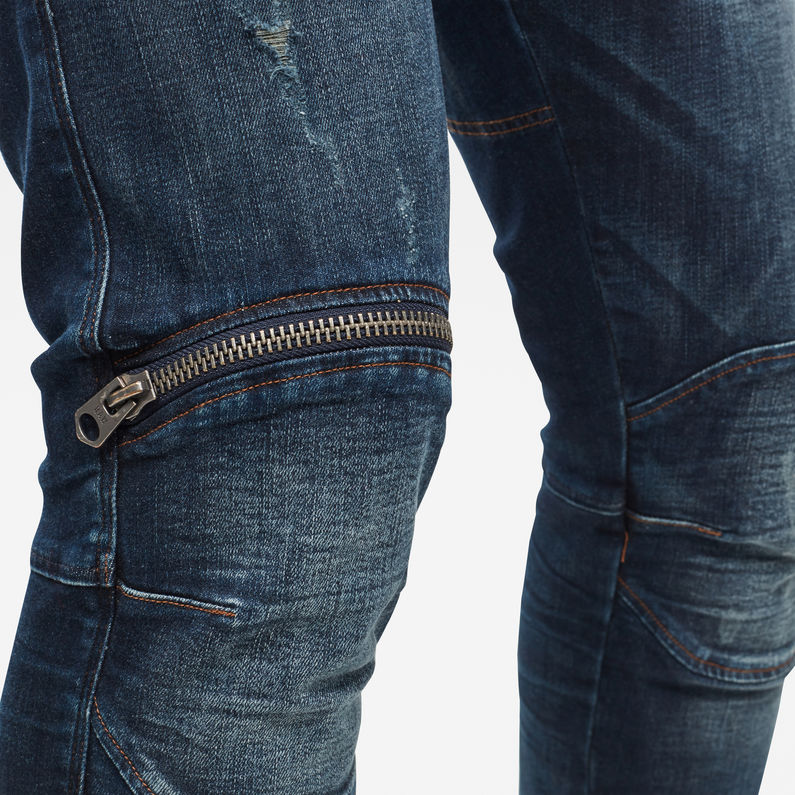 G-STAR® 5620 3D Zip Knee Skinny Jeans Dark blue