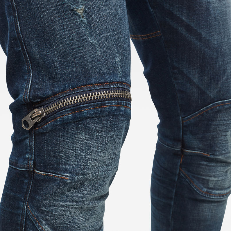 G-Star RAW® 5620 3D Zip Knee Skinny Jeans Dark blue