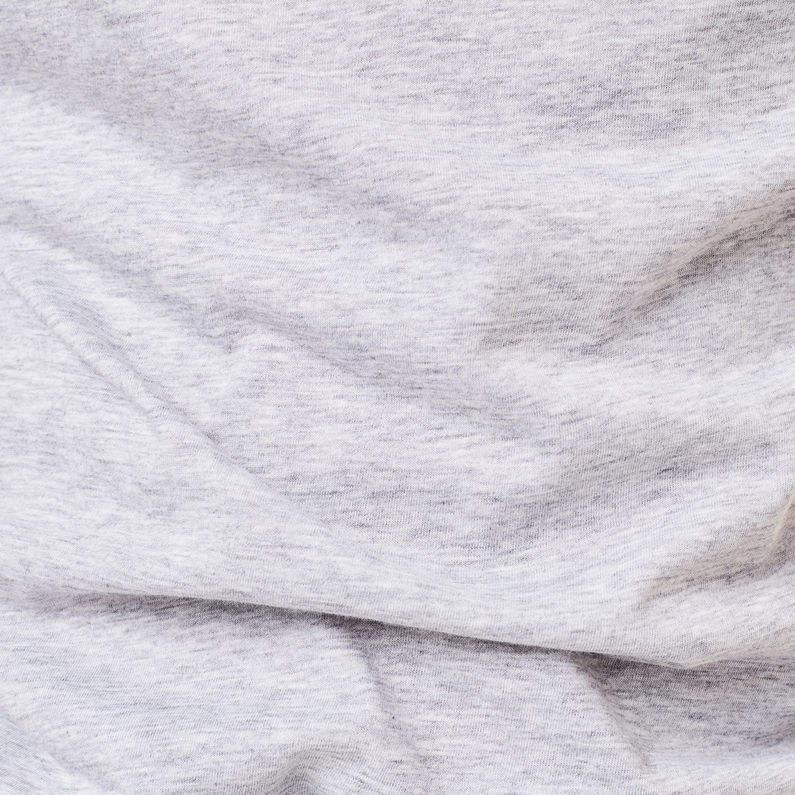 G-Star RAW® Basic Heather T-Shirt 2-Pack Grau fabric shot