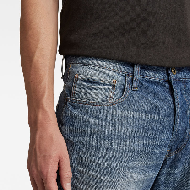 G-Star RAW® 3301 Short Medium blue detail shot buckle