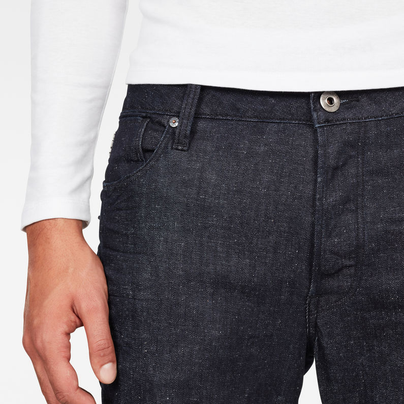 G-Star RAW® Jean Tobog 3D Relaxed Tapered Bleu foncé detail shot