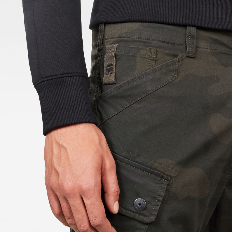 G-Star RAW® Pantalones Roxic Straight Tapered Marrón detail shot
