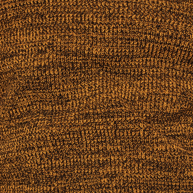 G-Star RAW® Muzaki Knitted Sweater Yellow fabric shot