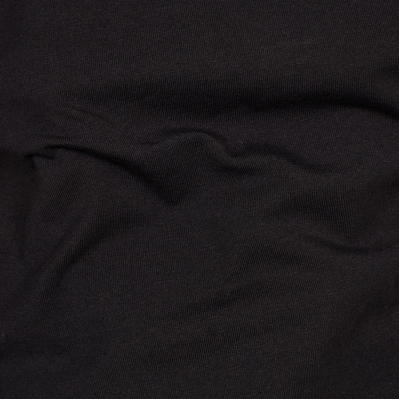 G-Star RAW® Graphic 6 Slim T-Shirt Black fabric shot