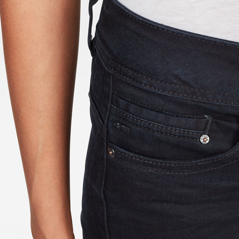 G-Star RAW® Midge Saddle Straight Jeans Bleu foncé
