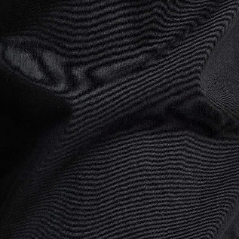 G-Star RAW® Rovic Zip 3D Straight Tapered Hose Schwarz fabric shot