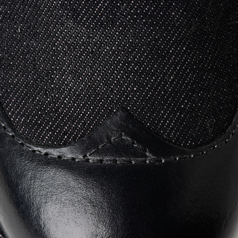 G-Star RAW® Tacoma Shoe Denim Zwart fabric shot