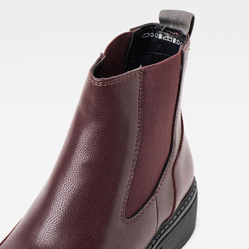 G-STAR® Tacoma Chelsea Boots Purple detail