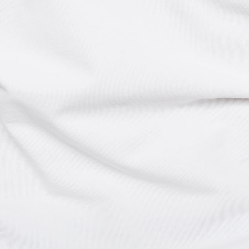 G-Star RAW® Graphic 6 Slim T-Shirt White fabric shot