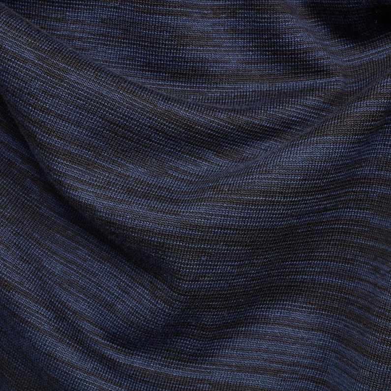 G-Star RAW® Cárdigan Zip Through Azul oscuro fabric shot