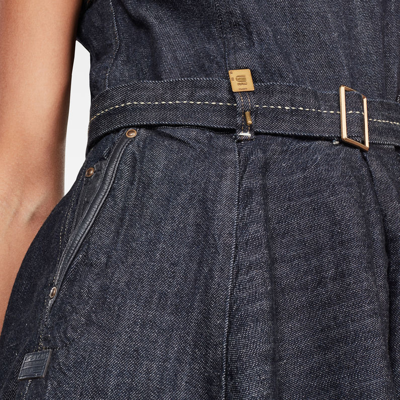 G-Star RAW® 30 Years New York RAW Jurk Mouwloos Donkerblauw