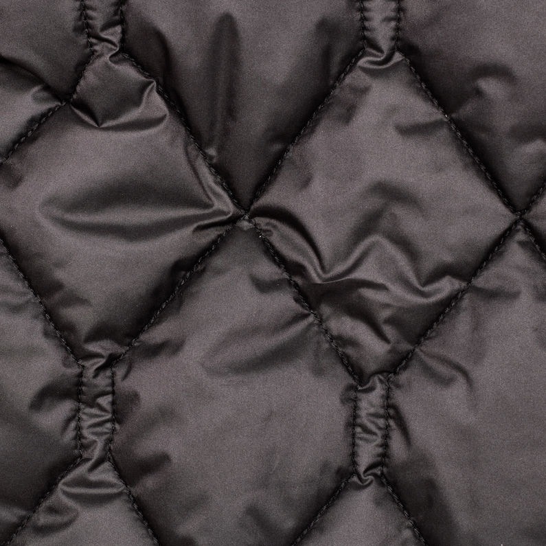 G-Star RAW® Surchemise Meefic Quilted Noir fabric shot