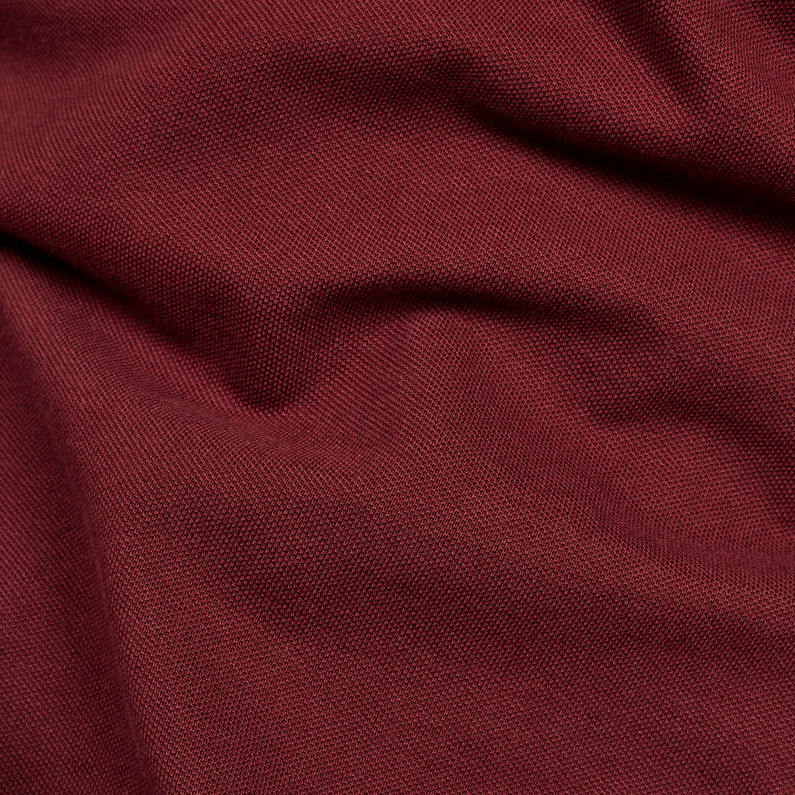 G-Star RAW® Core Polo Red fabric shot