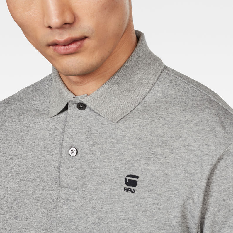 G-Star RAW® Polo Core Gris detail
