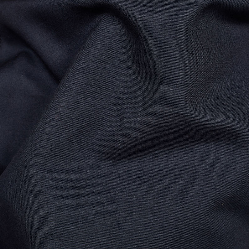 G-Star RAW® Scutar Utility Padded Trench Coat Dark blue fabric shot