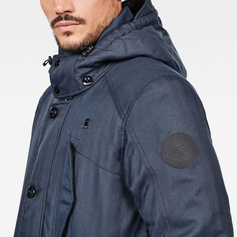 G-Star RAW® Chaqueta Vodan Scutar Azul intermedio detail shot