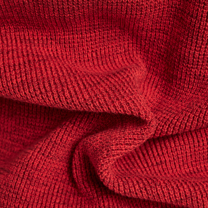 G-Star RAW® Pull en maille Charly Rouge fabric shot