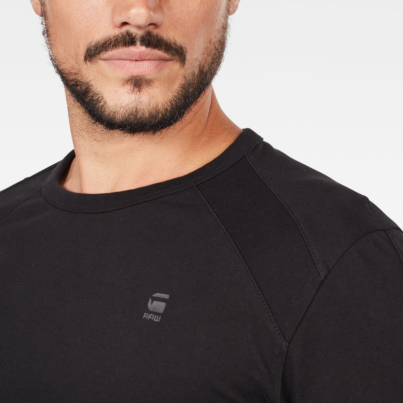 G-Star RAW® Camiseta Siphon Motac Negro detail shot