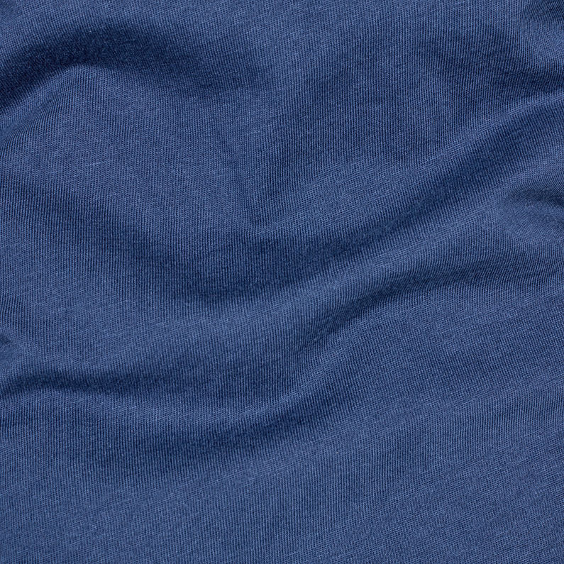 G-Star RAW® Top 30 Year Graphic Boyfriend Azul oscuro fabric shot