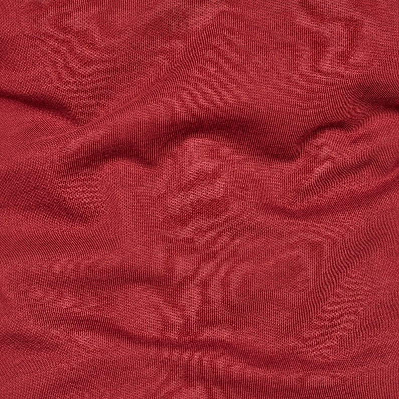 G-Star RAW® T-Shirt Graphic 13 Slim Rouge fabric shot