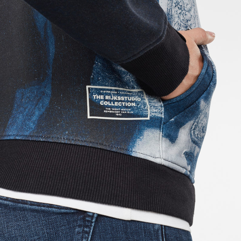G-STAR® Rijks Lanc Slim Tracktop Pullover Dunkelblau