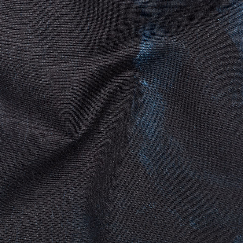 G-Star RAW® Lanc Midi Overhemdjurk Donkerblauw fabric shot