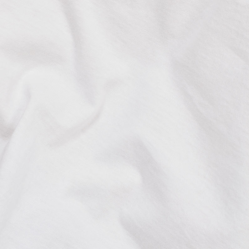 G-Star RAW® Graphic 17 Photo T-Shirt White fabric shot