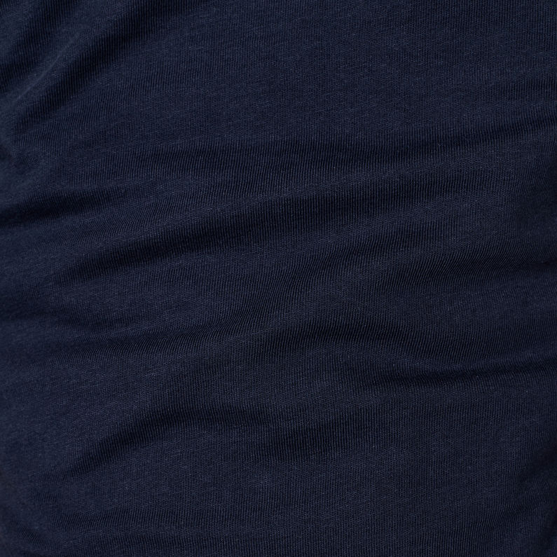 G-Star RAW® T-Shirt Graphic 13 Slim Bleu foncé fabric shot