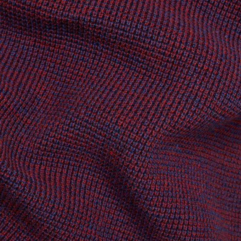 G-Star RAW® Pull Muzaki 1\2 Zip Knitted Violet fabric shot