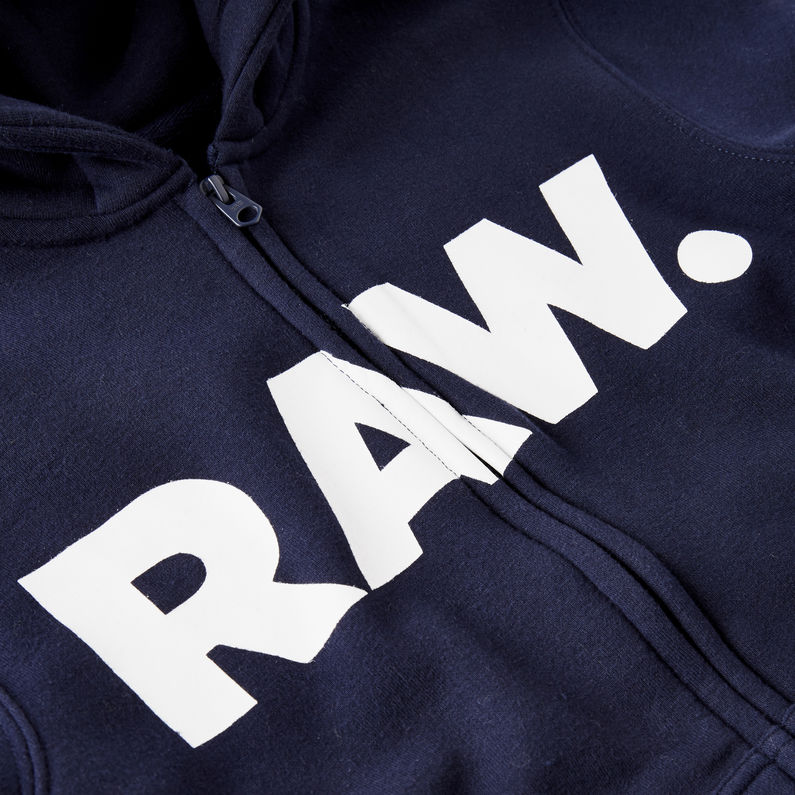 G-Star RAW® Hooded Cardigan Dark blue detail shot