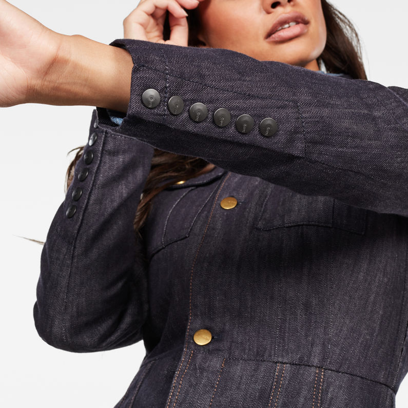 G-STAR® GSRR D-Staq Blazer Dark blue detail shot