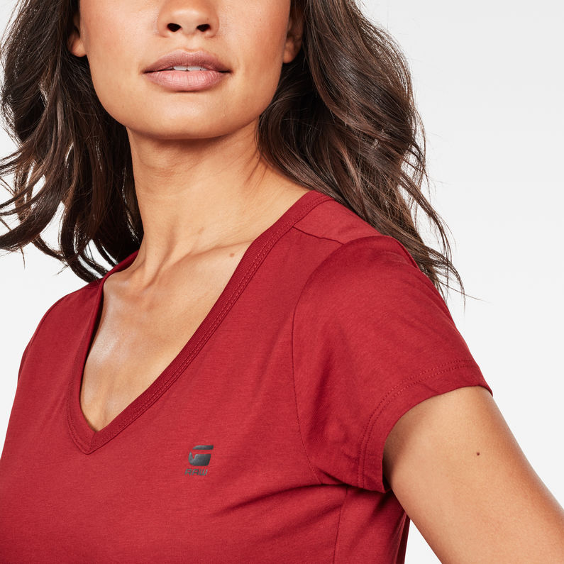 G-Star RAW® Top Eyben Slim Rojo detail shot