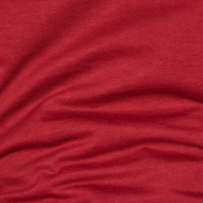 G-Star RAW® Top Eyben Slim Rojo fabric shot