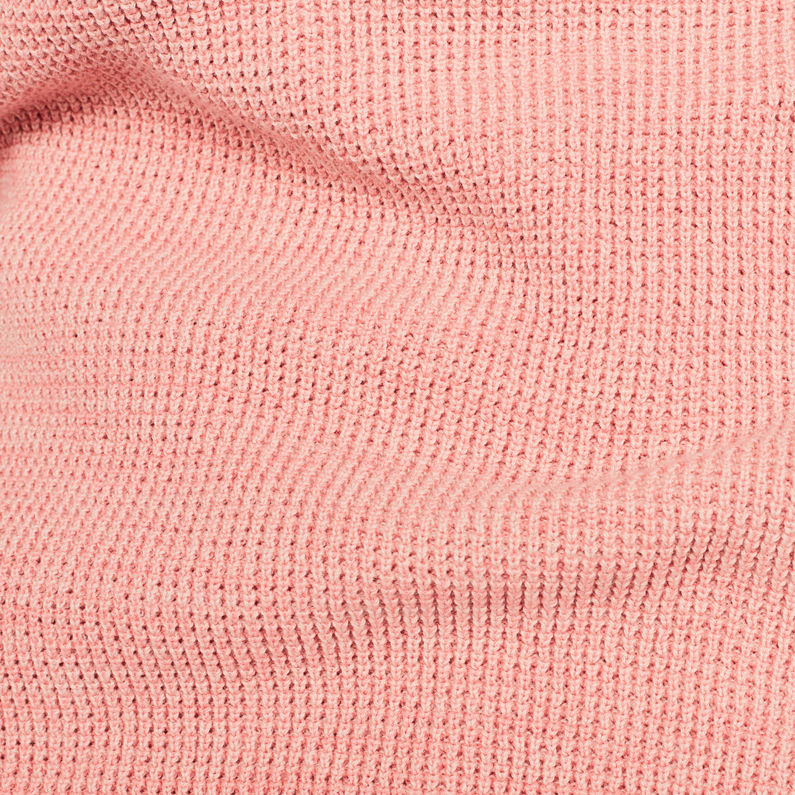 G-Star RAW® Suzaki Stripe Knitted Sweater Pink fabric shot