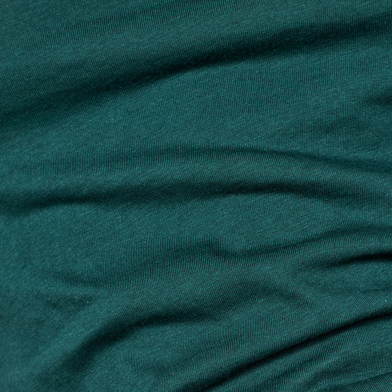 G-Star RAW® Eyben Slim Top Green fabric shot