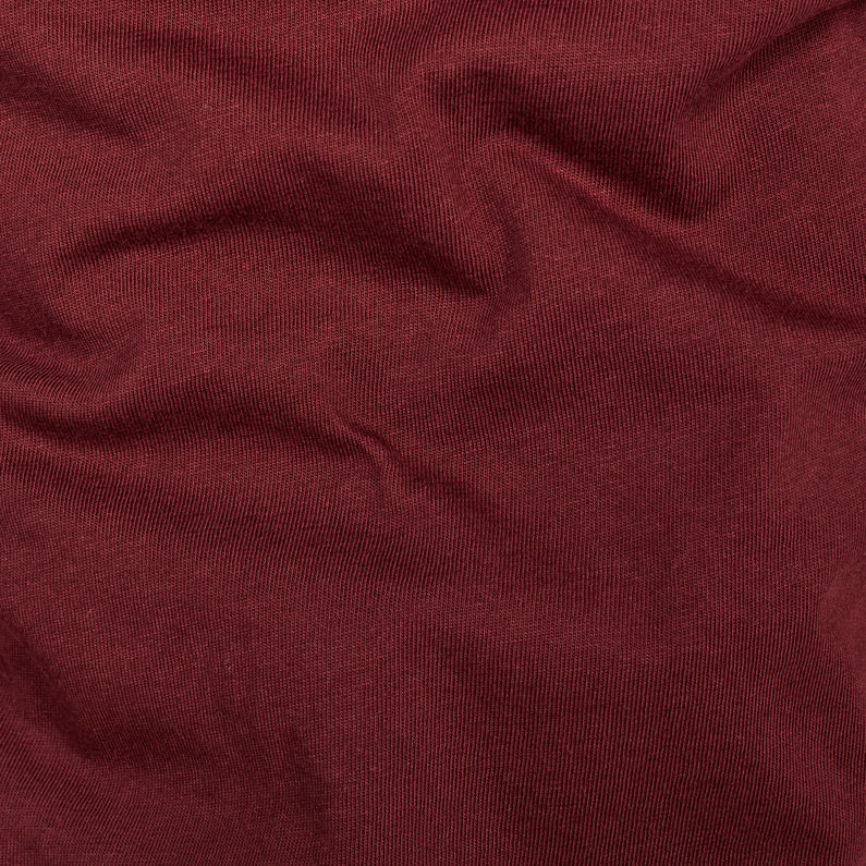 G-Star RAW® Camiseta Graphic 4 Slim Rojo fabric shot