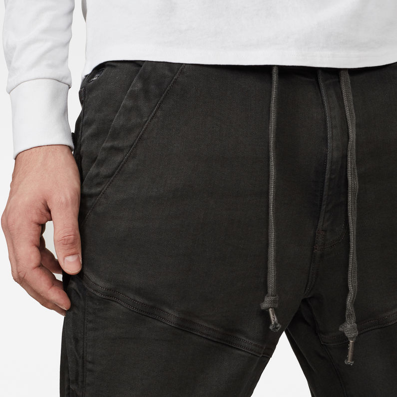 G-Star RAW® Rackam 3D Slim Sweatpants Grijs detail shot