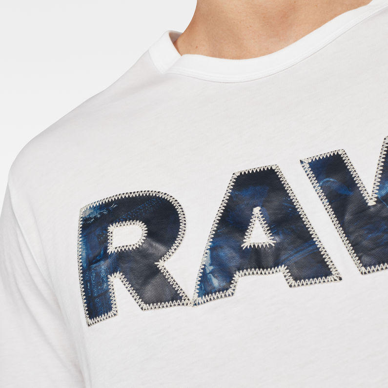 G-Star RAW® T-Shirt Rijks Graphic 5 Blanc