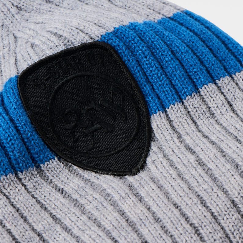 G-STAR® Xemy Beanie Grey detail shot buckle