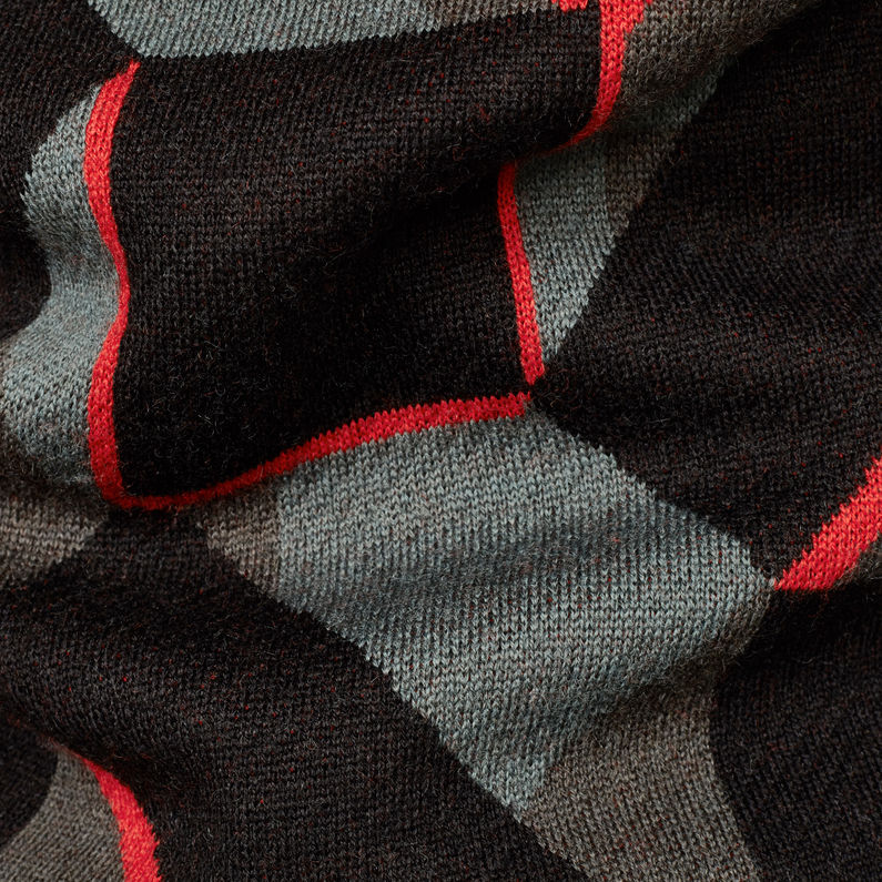 G-Star RAW® Jersey Mimesis Knitted Negro fabric shot