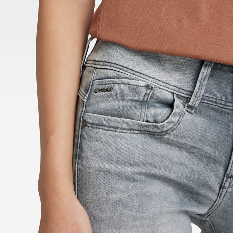 G-Star RAW® Jeans Lynn Mid Waist Skinny Gris