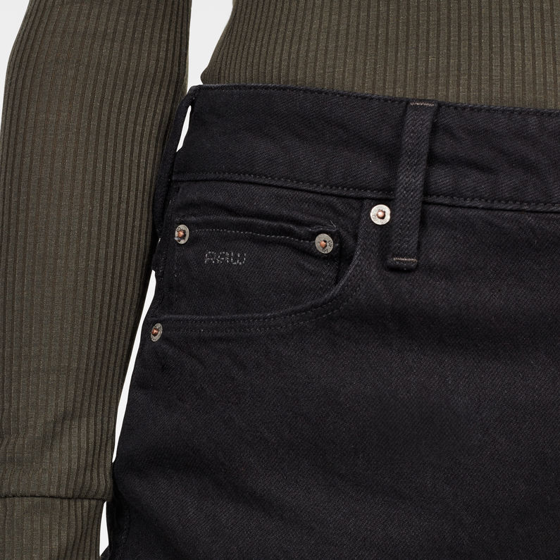 G-Star RAW® Jeans 3301 High Straight 90's Ankle Negro