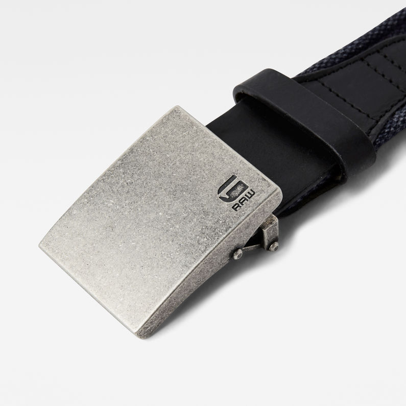 G-Star RAW® Cinturón Data Webbing Azul oscuro detail shot buckle
