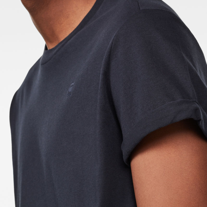 G-Star RAW® T-Shirt Shelo Bleu foncé detail shot