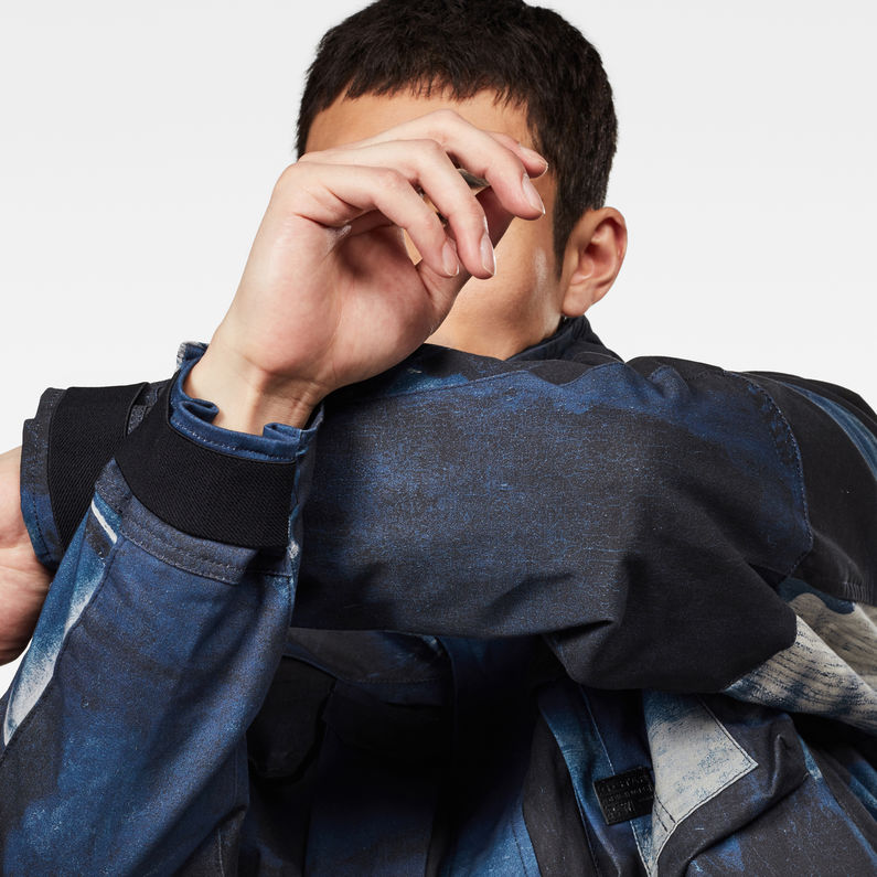 G-STAR® Veste Ospak Field Bleu foncé fabric shot