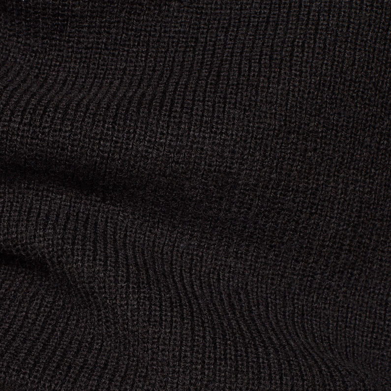 G-Star RAW® Stagione Knitted Sweater Black fabric shot