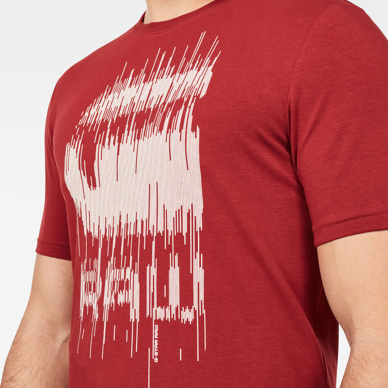 G-Star RAW® Graphic 6 Slim T-Shirt Red